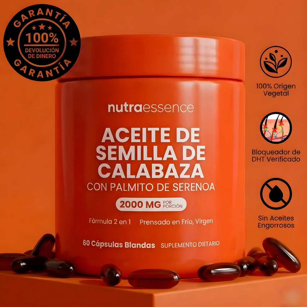 Nutraessence – Cápsulas de Crecimiento Capilar: Más Volumen y Menos Caída en 90 Días